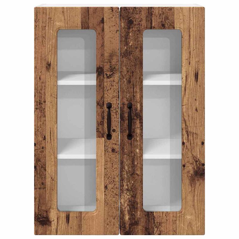Casa si Gradina - Mobilier - Comode si corpuri - Corpuri bucatarie - Dulap suspendat de bucatarie cu raft Lemn Vechi 60 x 31 x 80 cm - Infinity.ro