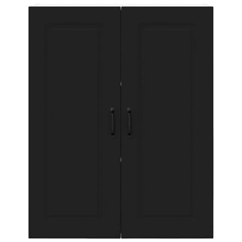 Casa si Gradina - Mobilier - Comode si corpuri - Corpuri bucatarie - Dulap suspendat de bucatarie cu raft Negru 80 x 31 x 100 cm - Infinity.ro