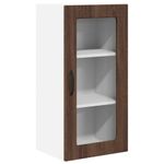 Casa si Gradina - Mobilier - Comode si corpuri - Corpuri bucatarie - Dulap suspendat de bucatarie Stejar inchis 40 x 31 x 80 cm - Infinity.ro