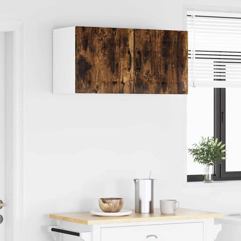 Casa si Gradina - Mobilier - Comode si corpuri - Corpuri bucatarie - Dulap suspendat de bucatarie Stejar fumuriu 40 x 31 x 40 cm - Infinity.ro