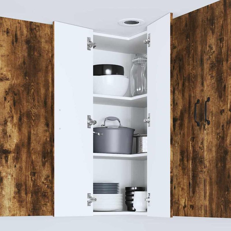Casa si Gradina - Mobilier - Comode si corpuri - Corpuri bucatarie - Dulap suspendat de bucatarie Stejar fumuriu 57 x 57 x 100 cm - Infinity.ro