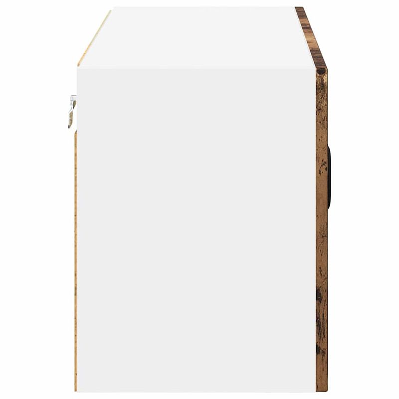 Casa si Gradina - Mobilier - Comode si corpuri - Corpuri bucatarie - Dulap suspendat de bucatarie cu raft Lemn Vechi 80 x 31 x 40 cm - Infinity.ro