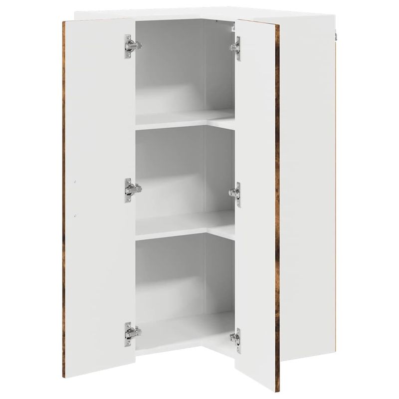 Casa si Gradina - Mobilier - Comode si corpuri - Corpuri bucatarie - Dulap suspendat de bucatarie Stejar fumuriu 57 x 57 x 100 cm - Infinity.ro