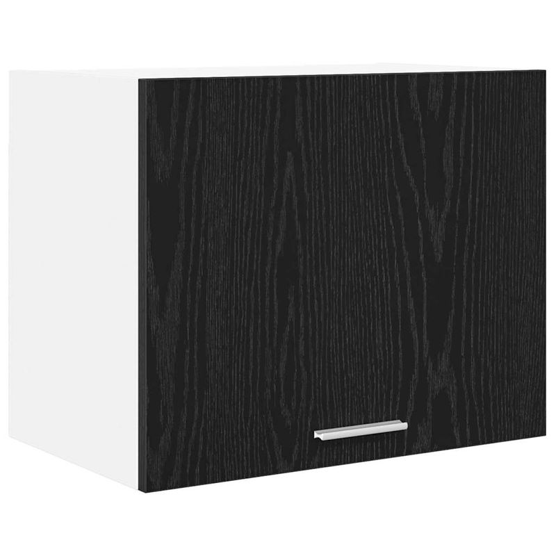 Casa si Gradina - Mobilier - Comode si corpuri - Corpuri bucatarie - Dulap suspendat Riga 2 pcs Stejar negru si Alb 50 x 31 x 40 cm - Infinity.ro