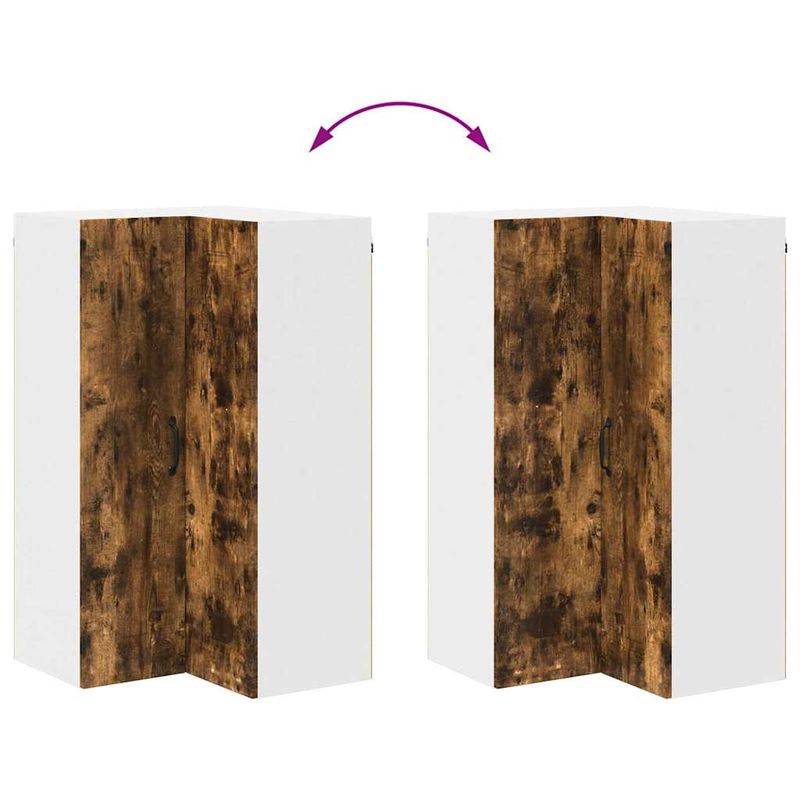Casa si Gradina - Mobilier - Comode si corpuri - Corpuri bucatarie - Dulap suspendat de bucatarie Stejar fumuriu 57 x 57 x 100 cm - Infinity.ro