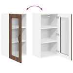 Casa si Gradina - Mobilier - Comode si corpuri - Corpuri bucatarie - Dulap suspendat de bucatarie Stejar inchis 40 x 31 x 80 cm - Infinity.ro