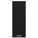 Casa si Gradina - Mobilier - Comode si corpuri - Corpuri bucatarie - Dulap suspendat Riga 2 pcs Stejar negru si Alb 30 x 31 x 80 cm - Infinity.ro