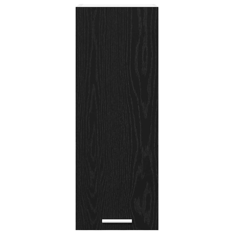 Casa si Gradina - Mobilier - Comode si corpuri - Corpuri bucatarie - Dulap suspendat Riga 2 pcs Stejar negru si Alb 30 x 31 x 80 cm - Infinity.ro
