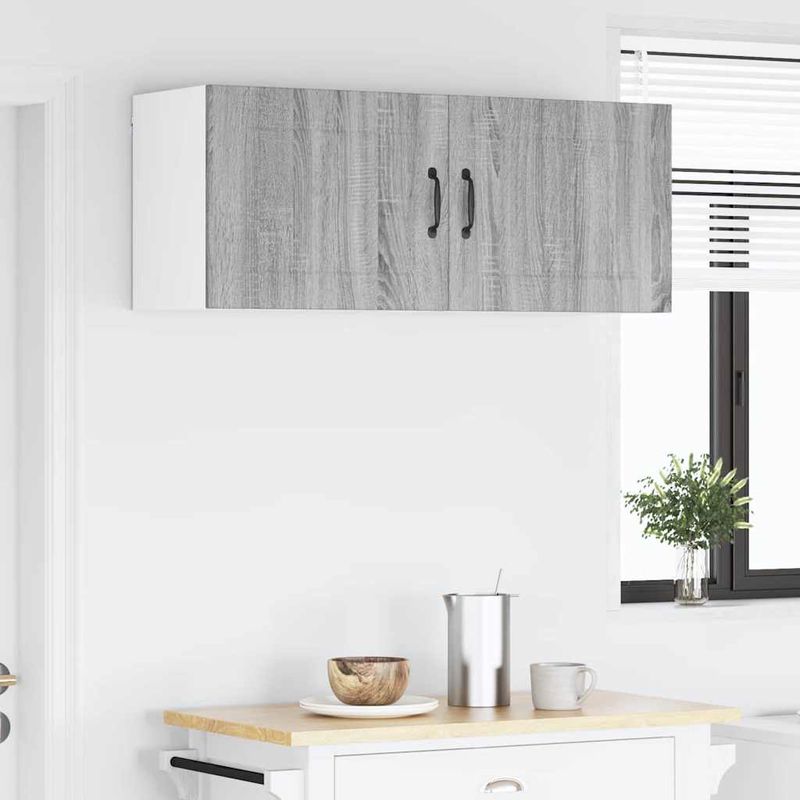 Casa si Gradina - Mobilier - Comode si corpuri - Corpuri bucatarie - Dulap suspendat de bucatarie 2 pcs Gri Sonoma 50 x 31 x 40 cm - Infinity.ro