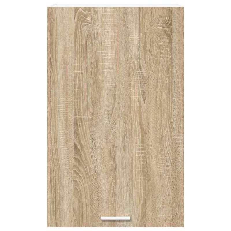 Casa si Gradina - Mobilier - Comode si corpuri - Corpuri bucatarie - Dulap suspendat Riga Stejar Sonoma si Alb 50 x 31 x 80 cm - Infinity.ro