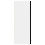 Casa si Gradina - Mobilier - Comode si corpuri - Corpuri bucatarie - Dulap suspendat Riga 2 pcs Stejar negru si Alb 30 x 31 x 80 cm - Infinity.ro