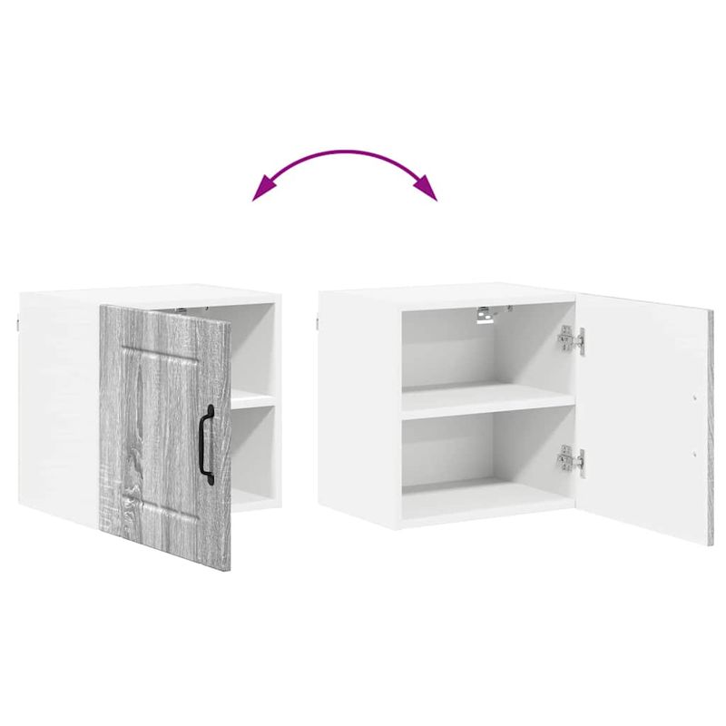 Casa si Gradina - Mobilier - Comode si corpuri - Corpuri bucatarie - Dulap suspendat de bucatarie 2 pcs Gri Sonoma 40 x 31 x 40 cm - Infinity.ro
