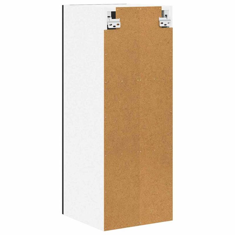 Casa si Gradina - Mobilier - Comode si corpuri - Corpuri bucatarie - Dulap suspendat Riga 2 pcs Stejar negru si Alb 30 x 31 x 80 cm - Infinity.ro