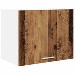 Casa si Gradina - Mobilier - Comode si corpuri - Corpuri bucatarie - Dulap suspendat cu raft Riga Lemn vechi si Alb 50 x 31 x 40 cm - Infinity.ro
