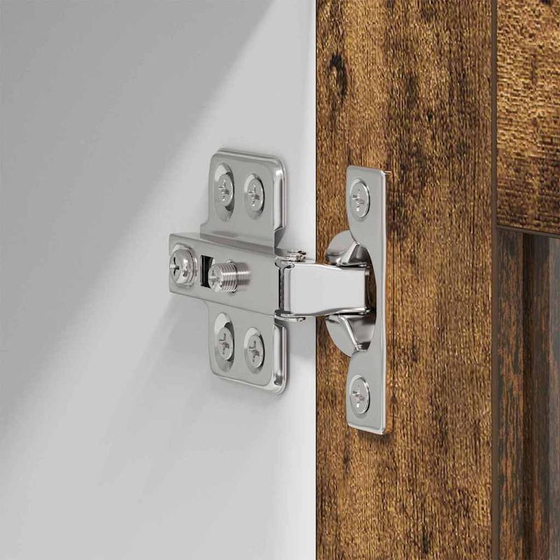 Casa si Gradina - Mobilier - Comode si corpuri - Corpuri bucatarie - Dulap suspendat Riga 2 pcs Stejar fumuriu 40 x 31 x 80 cm - Infinity.ro