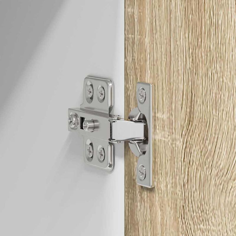 Casa si Gradina - Mobilier - Comode si corpuri - Corpuri bucatarie - Dulap suspendat Riga Stejar Sonoma si Alb 50 x 31 x 80 cm - Infinity.ro
