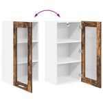 Casa si Gradina - Mobilier - Comode si corpuri - Corpuri bucatarie - Dulap suspendat Riga 2 pcs Stejar fumuriu 40 x 31 x 80 cm - Infinity.ro