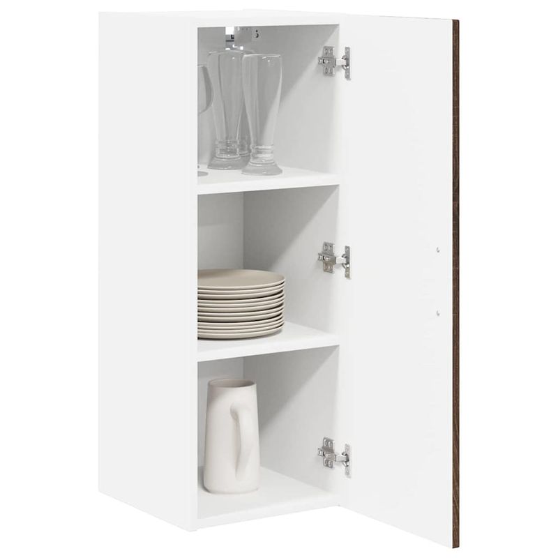 Casa si Gradina - Mobilier - Comode si corpuri - Corpuri bucatarie - Dulap suspendat de bucatarie Stejar inchis 30 x 31 x 80 cm - Infinity.ro