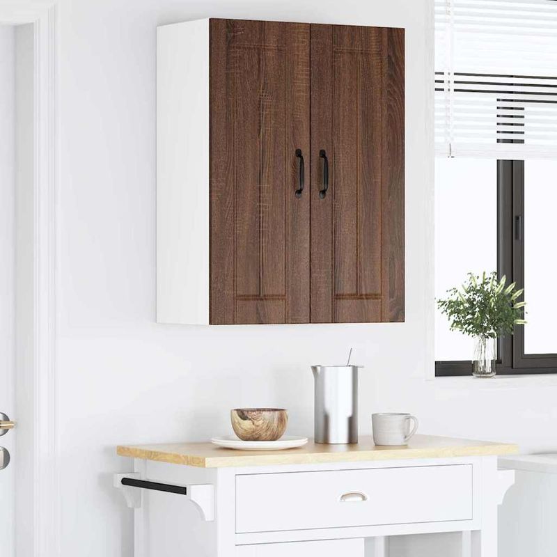 Casa si Gradina - Mobilier - Comode si corpuri - Corpuri bucatarie - Dulap suspendat de bucatarie Stejar inchis 30 x 31 x 80 cm - Infinity.ro