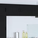 Casa si Gradina - Mobilier - Comode si corpuri - Corpuri bucatarie - Dulap suspendat de bucatarie cu raft Negru 50 x 31 x 40 cm - Infinity.ro