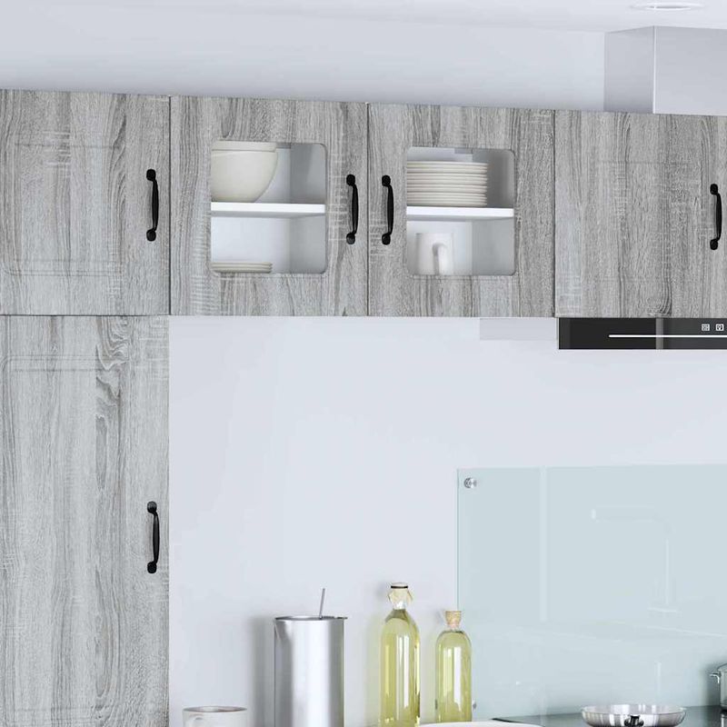 Casa si Gradina - Mobilier - Comode si corpuri - Corpuri bucatarie - Dulap suspendat de bucatarie cu raft Gri Sonoma 40 x 31 x 40 cm - Infinity.ro