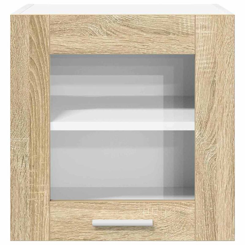 Casa si Gradina - Mobilier - Comode si corpuri - Corpuri bucatarie - Dulap suspendat cu usa Riga 2 pcs Stejar Sonoma 40 x 31 x 40 cm - Infinity.ro