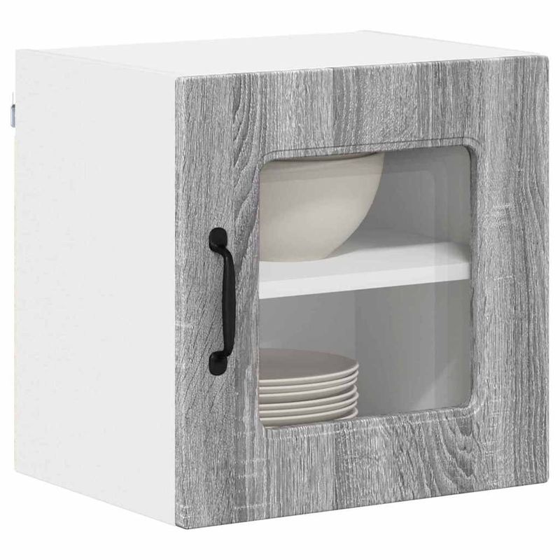 Casa si Gradina - Mobilier - Comode si corpuri - Corpuri bucatarie - Dulap suspendat de bucatarie cu raft Gri Sonoma 40 x 31 x 40 cm - Infinity.ro