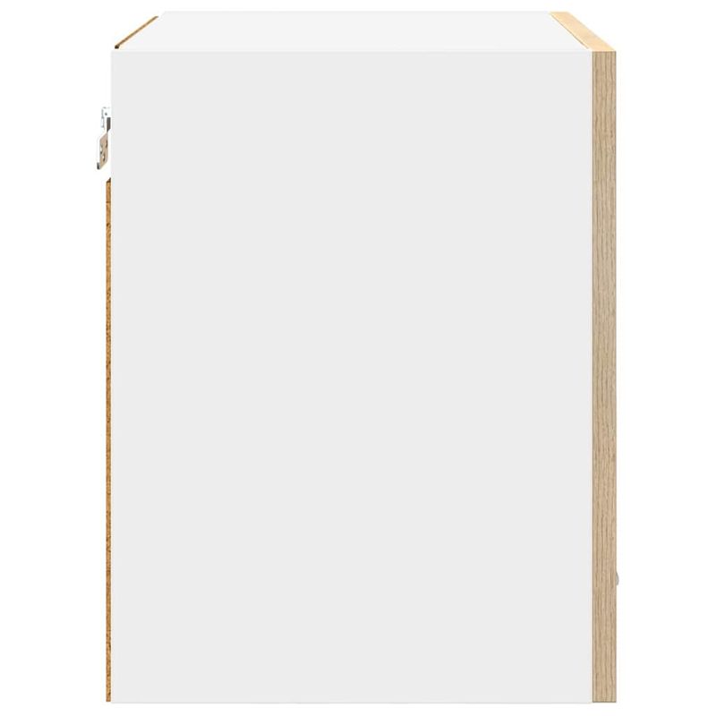 Casa si Gradina - Mobilier - Comode si corpuri - Corpuri bucatarie - Dulap suspendat cu usa Riga 2 pcs Stejar Sonoma 40 x 31 x 40 cm - Infinity.ro