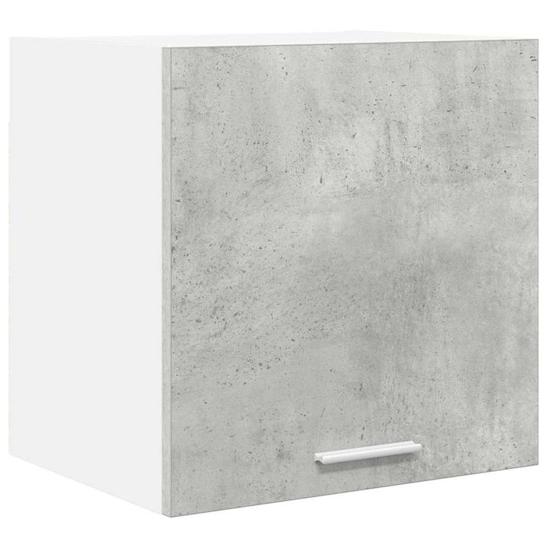 Casa si Gradina - Mobilier - Comode si corpuri - Corpuri bucatarie - Dulap suspendat Riga 2 pcs Gri beton si Alb 40 x 31 x 40 cm - Infinity.ro