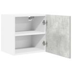 Casa si Gradina - Mobilier - Comode si corpuri - Corpuri bucatarie - Dulap suspendat Riga 2 pcs Gri beton si Alb 40 x 31 x 40 cm - Infinity.ro