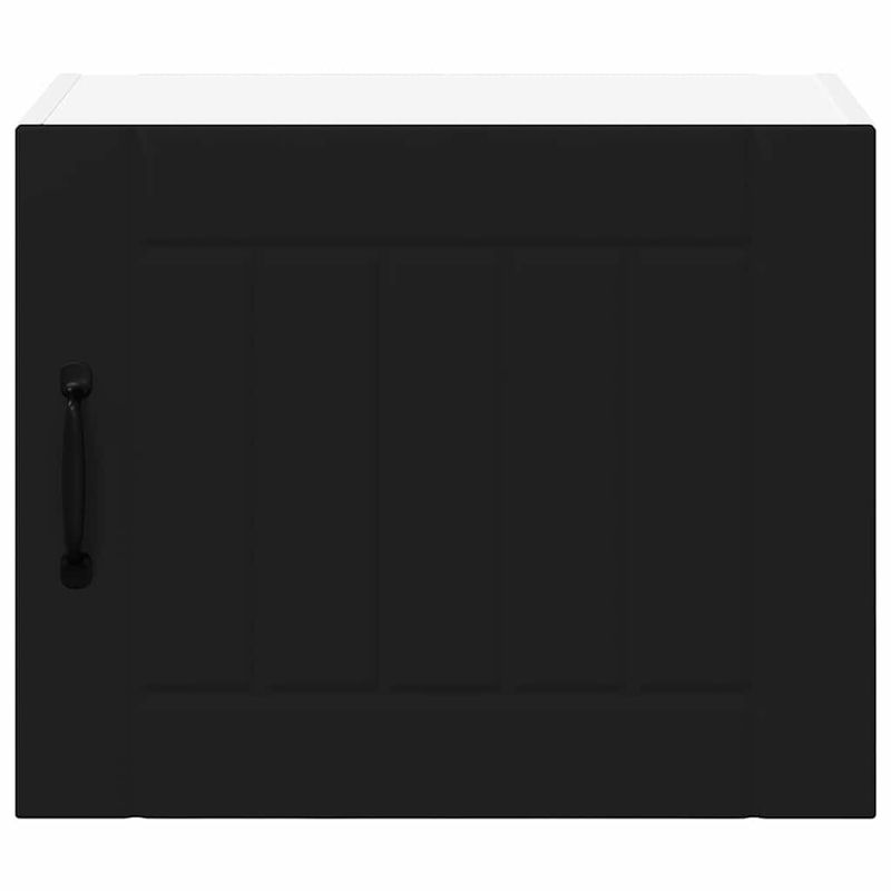 Casa si Gradina - Mobilier - Comode si corpuri - Corpuri bucatarie - Dulap suspendat de bucatarie cu raft Negru 50 x 31 x 40 cm - Infinity.ro