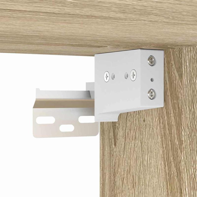 Casa si Gradina - Mobilier - Comode si corpuri - Corpuri bucatarie - Dulap suspendat cu raft Riga Stejar Sonoma 40 x 29,5 x 100 cm - Infinity.ro