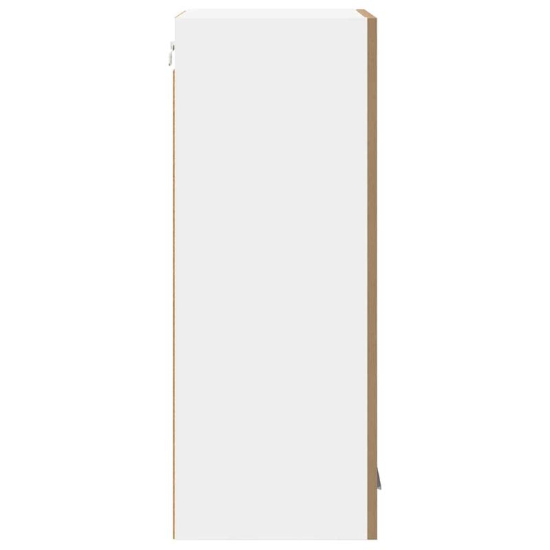 Casa si Gradina - Mobilier - Comode si corpuri - Corpuri bucatarie - Dulap suspendat Riga Stejar Artisan si Alb 40 x 31 x 80 cm - Infinity.ro
