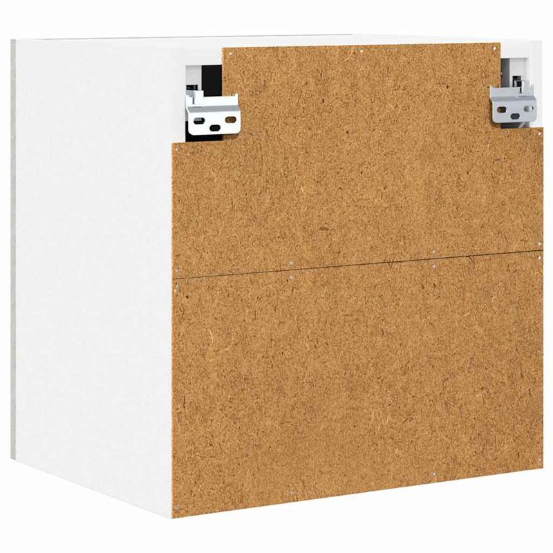 Casa si Gradina - Mobilier - Comode si corpuri - Corpuri bucatarie - Dulap suspendat Riga 2 pcs Gri beton si Alb 40 x 31 x 40 cm - Infinity.ro