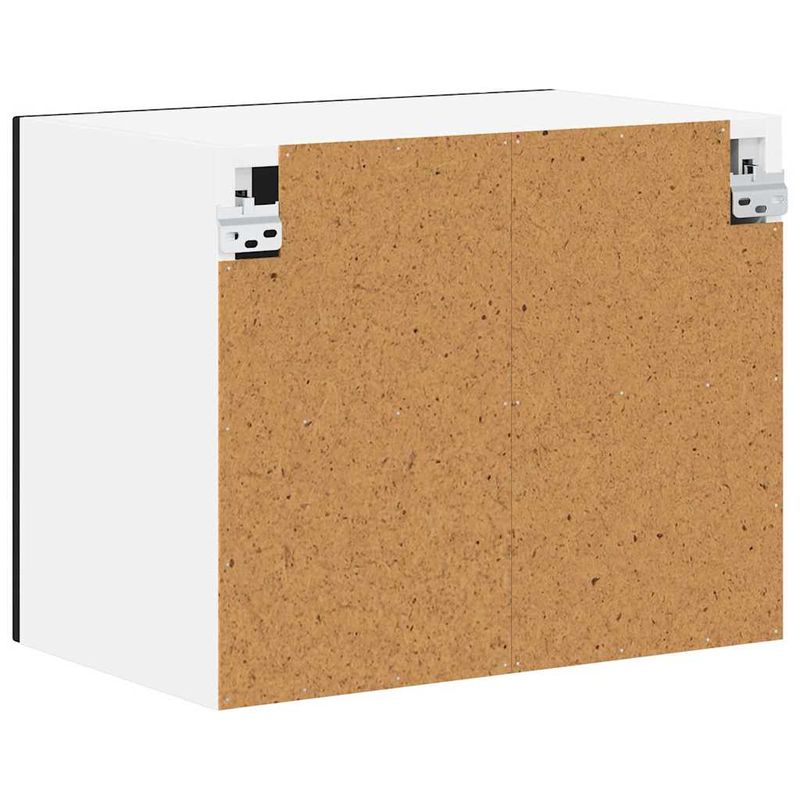 Casa si Gradina - Mobilier - Comode si corpuri - Corpuri bucatarie - Dulap suspendat de bucatarie cu raft Negru 50 x 31 x 40 cm - Infinity.ro