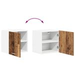 Casa si Gradina - Mobilier - Comode si corpuri - Corpuri bucatarie - Dulap suspendat cu raft Riga Lemn vechi si Alb 40 x 31 x 40 cm - Infinity.ro
