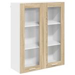 Casa si Gradina - Mobilier - Comode si corpuri - Corpuri bucatarie - Dulap suspendat cu raft Riga Stejar Sonoma 80 x 31 x 100 cm - Infinity.ro