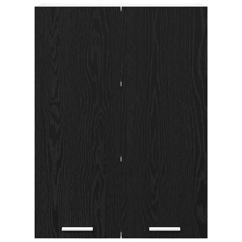 Casa si Gradina - Mobilier - Comode si corpuri - Corpuri bucatarie - Dulap suspendat Riga Stejar Negru 60 x 31 x 80 cm Lemn compozit - Infinity.ro