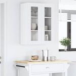 Casa si Gradina - Mobilier - Comode si corpuri - Corpuri bucatarie - Dulap suspendat cu raft Riga Alb 60 x 31 x 80 cm Lemn compozit - Infinity.ro