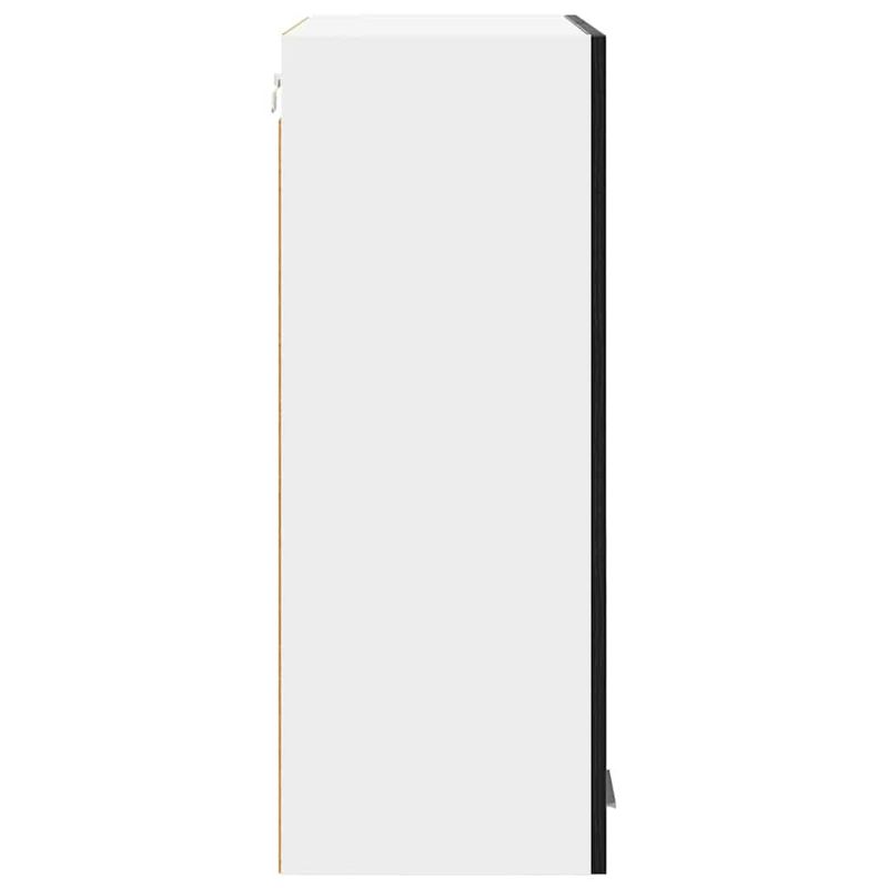 Casa si Gradina - Mobilier - Comode si corpuri - Corpuri bucatarie - Dulap suspendat Riga Stejar Negru 60 x 31 x 80 cm Lemn compozit - Infinity.ro