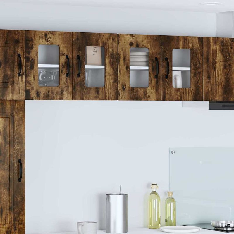 Casa si Gradina - Mobilier - Comode si corpuri - Corpuri bucatarie - Dulap suspendat de bucatarie Stejar fumuriu 60 x 31 x 40 cm - Infinity.ro