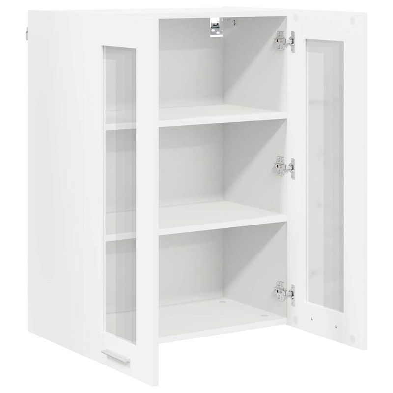Casa si Gradina - Mobilier - Comode si corpuri - Corpuri bucatarie - Dulap suspendat cu raft Riga Alb 60 x 31 x 80 cm Lemn compozit - Infinity.ro
