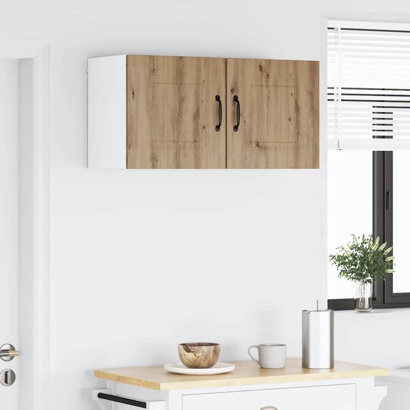 Casa si Gradina - Mobilier - Comode si corpuri - Corpuri bucatarie - Dulap suspendat de bucatarie Stejar Artizanal 40 x 31 x 40 cm - Infinity.ro