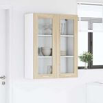 Casa si Gradina - Mobilier - Comode si corpuri - Corpuri bucatarie - Dulap suspendat cu raft Riga Stejar Sonoma 80 x 31 x 100 cm - Infinity.ro