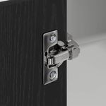 Casa si Gradina - Mobilier - Comode si corpuri - Corpuri bucatarie - Dulap suspendat Riga Stejar negru si Alb 57 x 57 x 100 cm - Infinity.ro