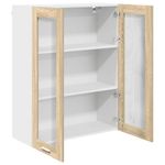 Casa si Gradina - Mobilier - Comode si corpuri - Corpuri bucatarie - Dulap suspendat cu raft Riga Stejar Sonoma 80 x 31 x 100 cm - Infinity.ro