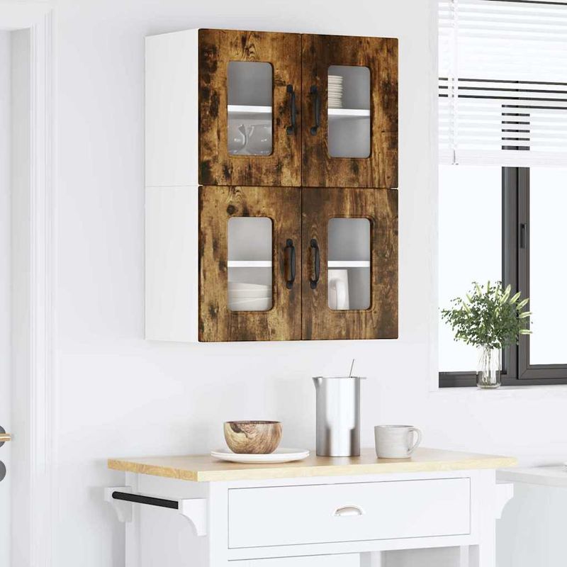 Casa si Gradina - Mobilier - Comode si corpuri - Corpuri bucatarie - Dulap suspendat de bucatarie Stejar fumuriu 60 x 31 x 40 cm - Infinity.ro