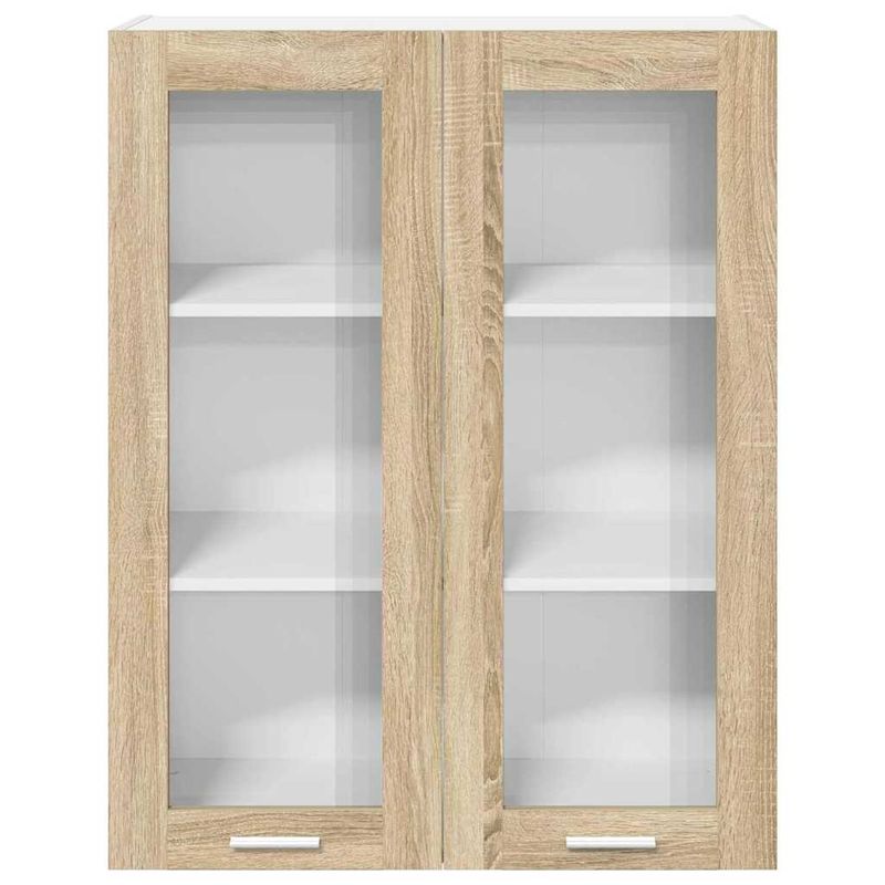 Casa si Gradina - Mobilier - Comode si corpuri - Corpuri bucatarie - Dulap suspendat cu raft Riga Stejar Sonoma 80 x 31 x 100 cm - Infinity.ro