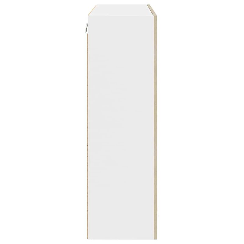 Casa si Gradina - Mobilier - Comode si corpuri - Corpuri bucatarie - Dulap suspendat cu raft Riga Stejar Sonoma 80 x 31 x 100 cm - Infinity.ro