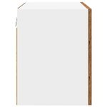 Casa si Gradina - Mobilier - Comode si corpuri - Corpuri bucatarie - Dulap suspendat Riga 2 pcs Lemn vechi si Alb 50 x 31 x 40 cm - Infinity.ro